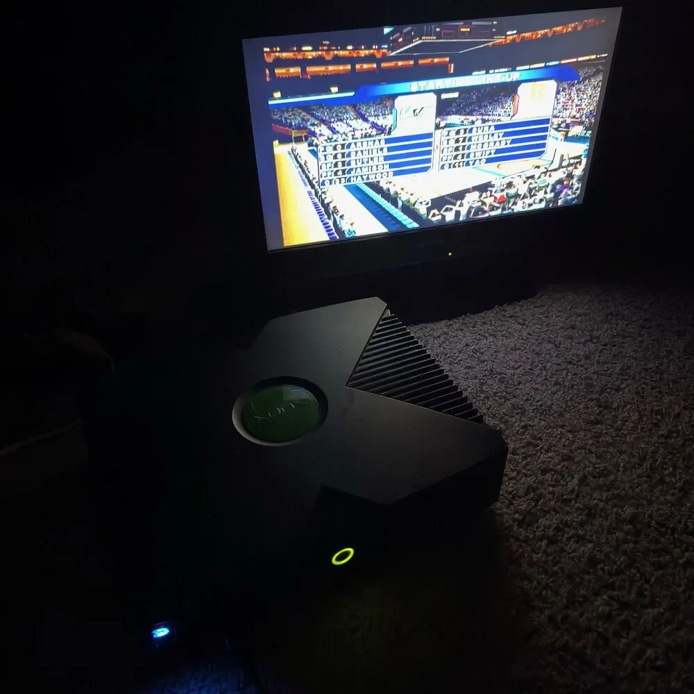 Microsoft Xbox Original Console w/ Xecuter 3 X3 + Controllers LOT TESTED WORKING
